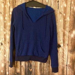 Navy Blue Roxy Pullover Hoodie sz M